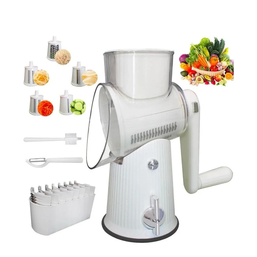 Cheese Grater Hand Crank Vegetable‎ Slicer
